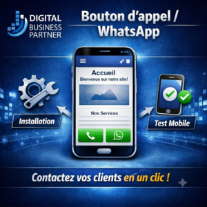 Bouton d'appel/WhatsApp