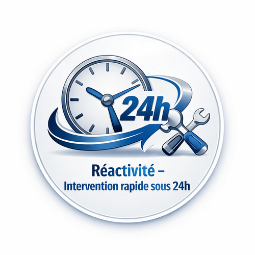 Intervention rapide sous 24h